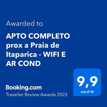 Apto Completo Prox A Praia De Itaparica - Wifi E Ar Cond Вила Веля Екстериор снимка